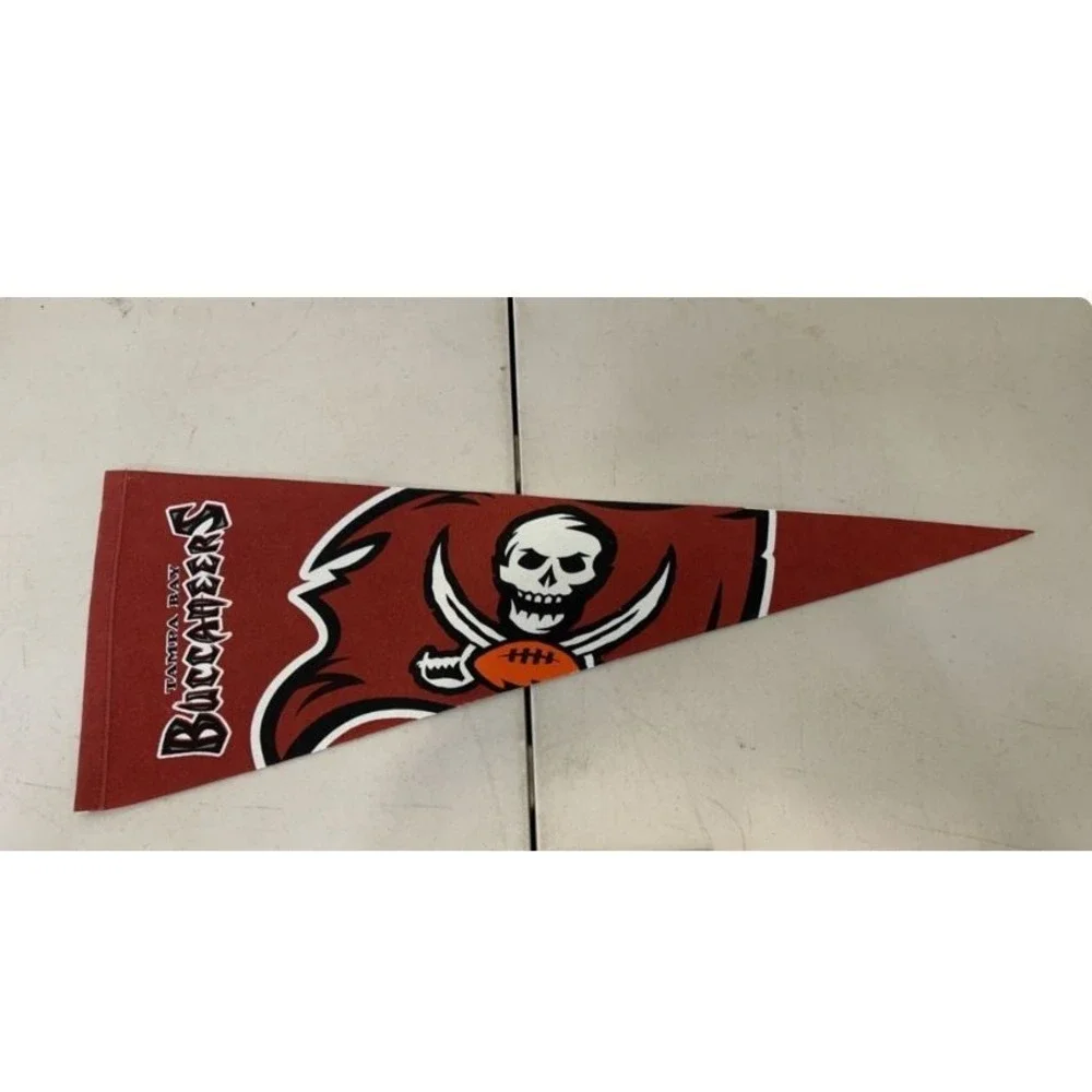 Lot of Buccaneers Flags Helmut Sign and Blanket